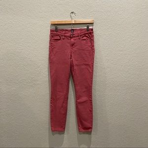 Gap brand size 27 Regular skinny dark pink jeans